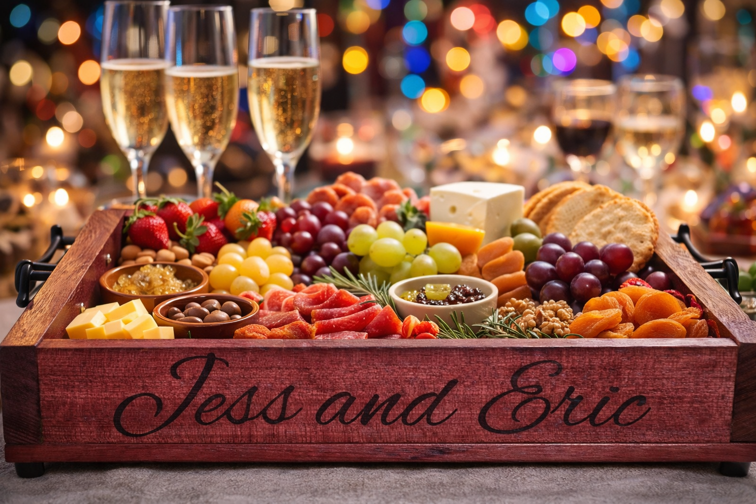 Handcrafted Personalized Serving Tray